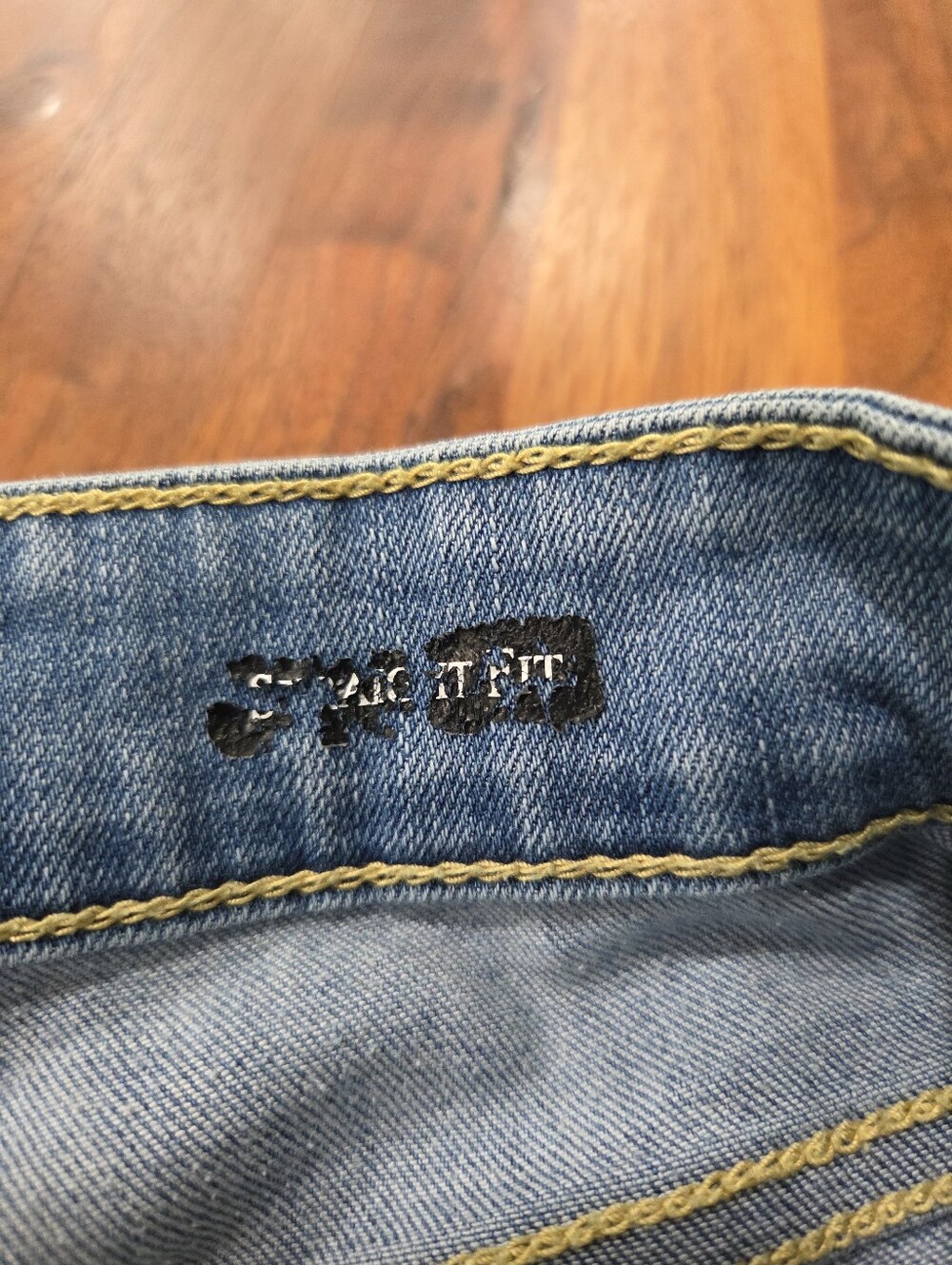 Judy Blue Light Destroy Straight Jean with Frayed Hem High Waist Size 14W - Picture 10 of 11